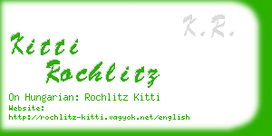 kitti rochlitz business card